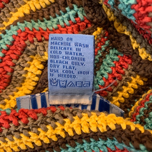 DONCASTER Striped Fall Cardigan & Tank Cotton Sweater Jacket Set S 4-6 Career - Picture 6 of 6